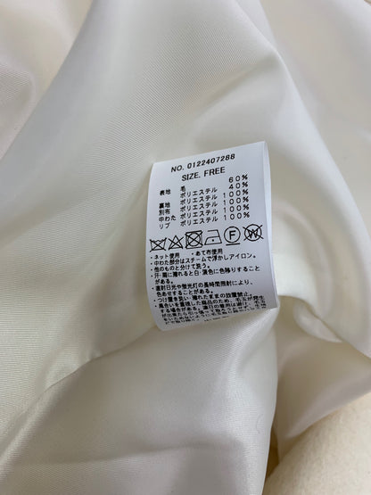マイカアンドディール sleeve batting coat with vest 0122407288 コート F ホワイト ライナー付き IT2NL4X97A3K