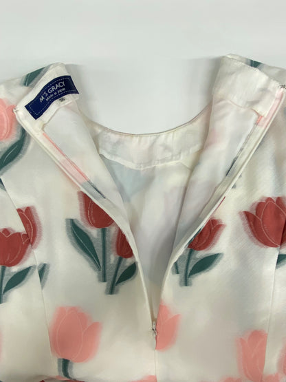 エムズグレイシー Tulip Dress 911126 ワンピース 36 ホワイト IT83Q98FGM9C