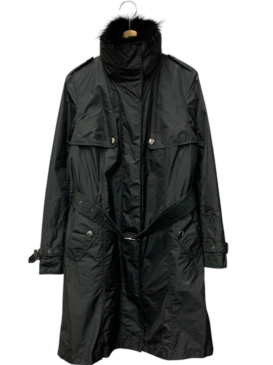 バーバリーロンドン FR346-770-09 トレンチコート 40 ブラック ライナー ダブルジップ IT4RHPIIQ934