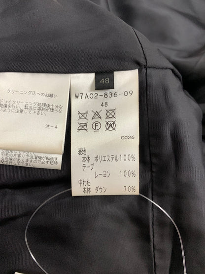 トゥービーシック W7A02-836-09 コート 48 ブラック ロング グログラン 球状ボタン ITRCS5WQXM1V