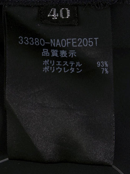 フォクシーニューヨーク ワンピース フィット＆フレアー 33380 ワンピース 40 ネイビー フロントジップ ITA33JN1JCMC
