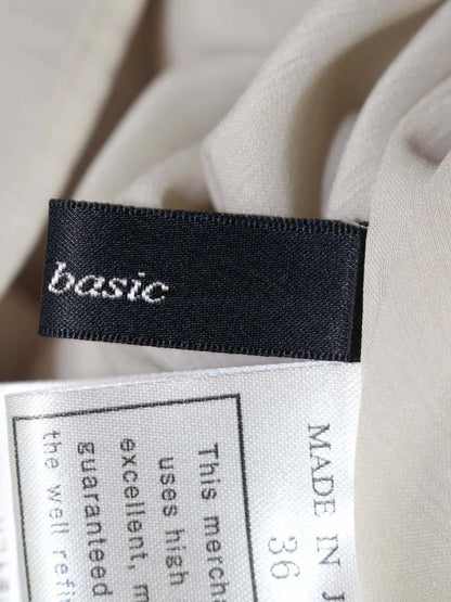 ルネ basic 5726140 ワンピース 36 ベージュ リボン ITRSIOLT4POE 【SALE】