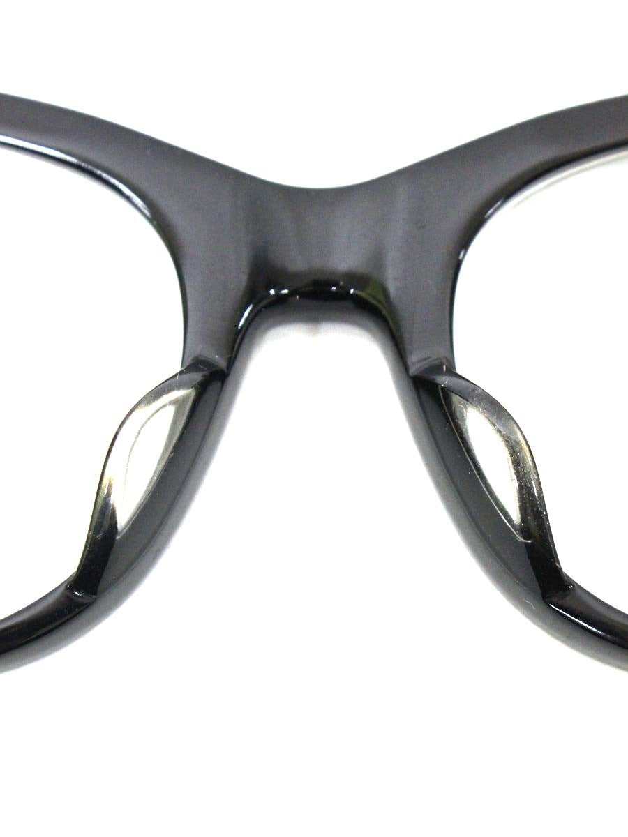 白山眼鏡店 HANK 1975 メガネ ブラック セルフレーム フルリム ウェリントン ITEW26WVYEDL