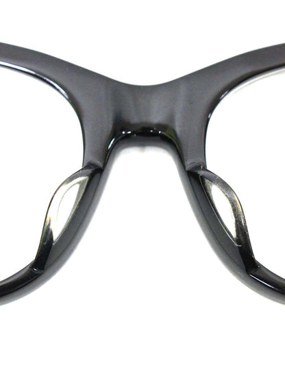 白山眼鏡店 HANK 1975 メガネ ブラック セルフレーム フルリム ウェリントン ITEW26WVYEDL