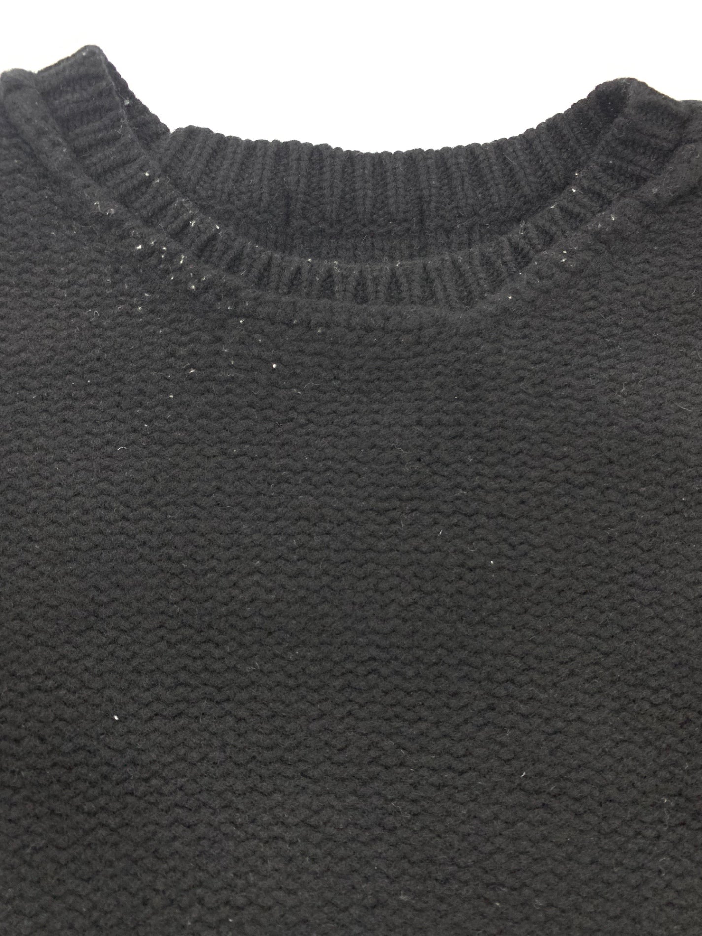 オーガ OHGA-1091 ニット Ｆ ブラック ウール IT9XAVGFF7VK