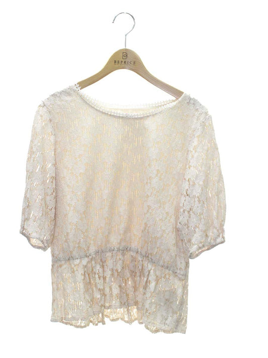 ギャラリービスコンティ 1170435 プルオーバー 3 ベージュ フリル ボトルネック ITY5AB9B2AK4