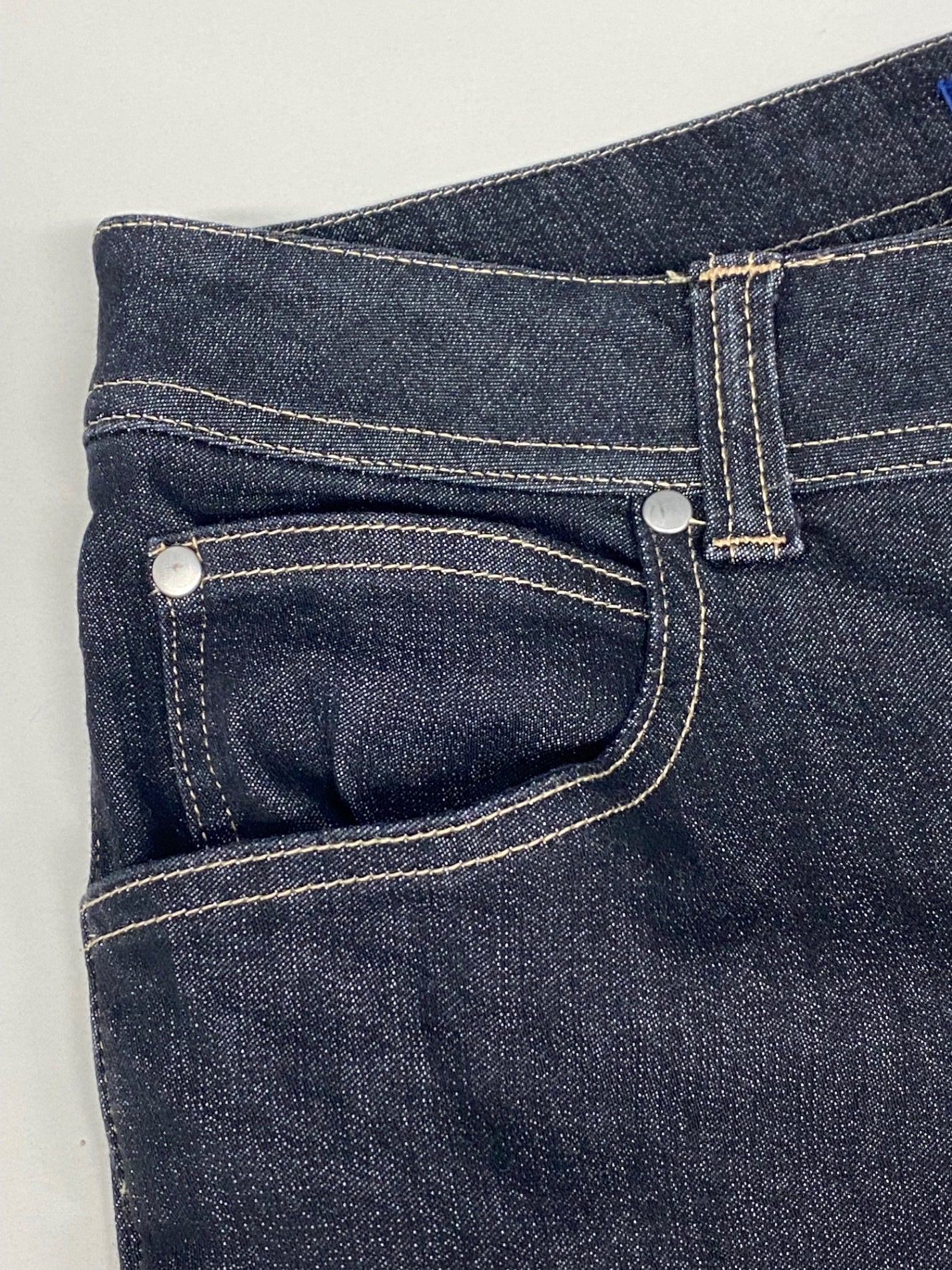 エムズグレイシー バッグポケット刺繍付きスリムデニムパンツ 316606 38 ブラック ITLVJV8585FA