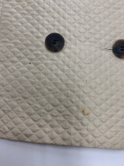 フォクシーブティック 18310 セットアップ 42 ベージュ ベスト スカート セーブルファー付 ITHHPM6IXYHO