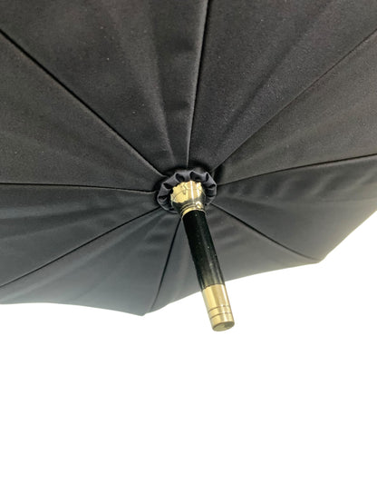 サンバリア100 長傘 Mサイズ フリル ネイビー 晴雨兼用傘 完全遮光 ITKIRS8JHDL6