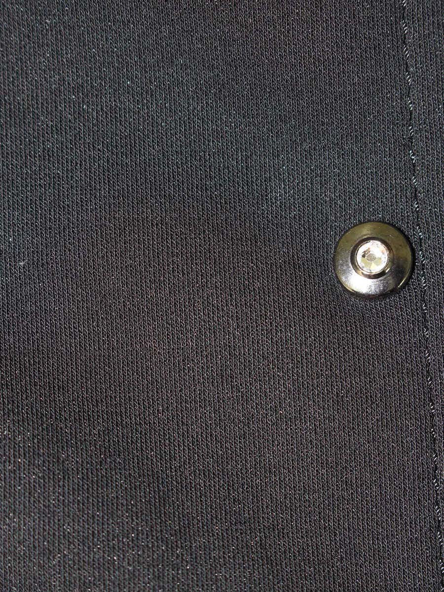 エムズグレイシー 914501 ジャケット 38 ブラック ノーカラー ブルゾン ITYOP3ZC6TA8