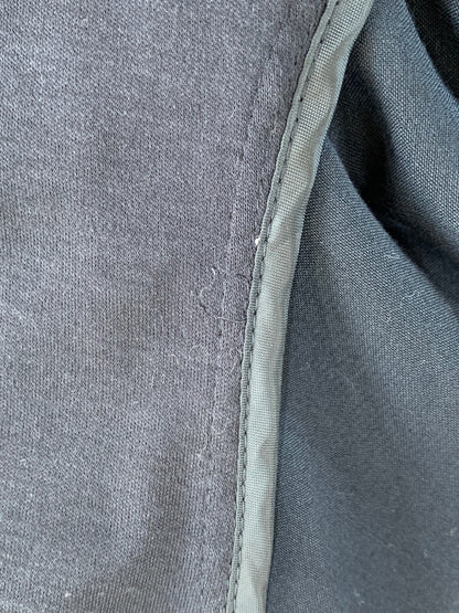 エムズグレイシー 815333 シャツ ブラウス 38 ネイビー ティアード 異素材 袖リボン ITRIHRH628C4