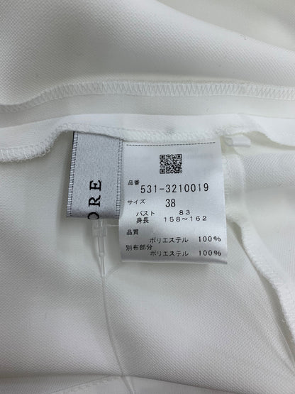 アドーア ドビークロスブラウス 531-3210019 38 ホワイト スタンドカラー IT4K5N26GBJI