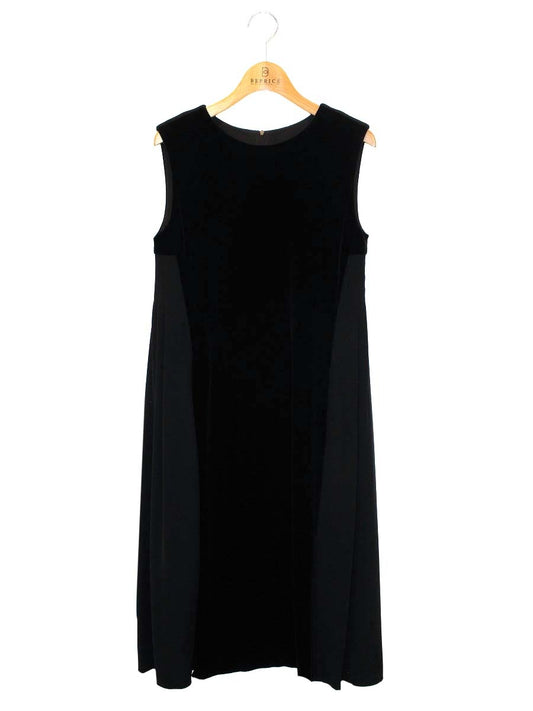 ベロアノワール by フォクシーニューヨーク 38288 ワンピース 38 ブラック Back Tuck Dres IT4LGFNPACJ0