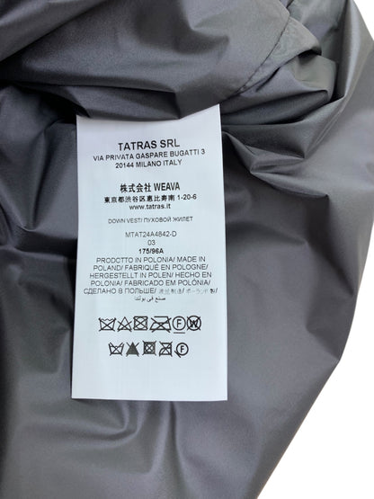タトラス POSEIDONE MTAT24A4842-D ダウンベスト 03 グレー デタッチャブル・フード ITOZJN9KNA8Y