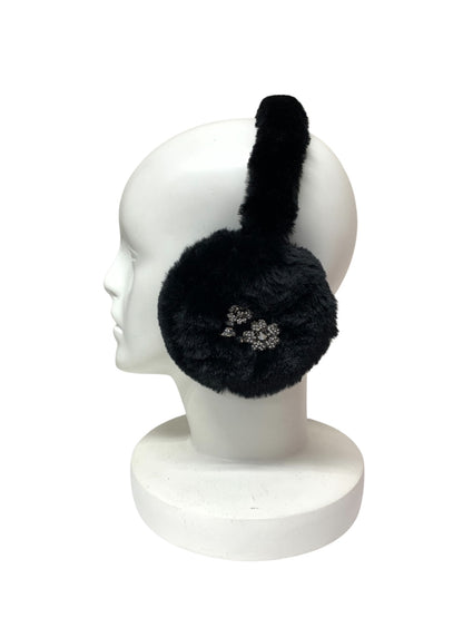ロジェヴィヴィエ エフロレッソンフォフュール REWAC670100J79B イヤーマフ ブラック ファー ラインストーン ITK0BMBQWPIO