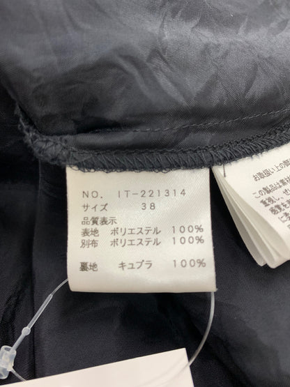 エムズグレイシー 221314 ワンピース 38 ブラック シフォン フラワーモチーフ ITNZNIU4ZXB0 【SALE】