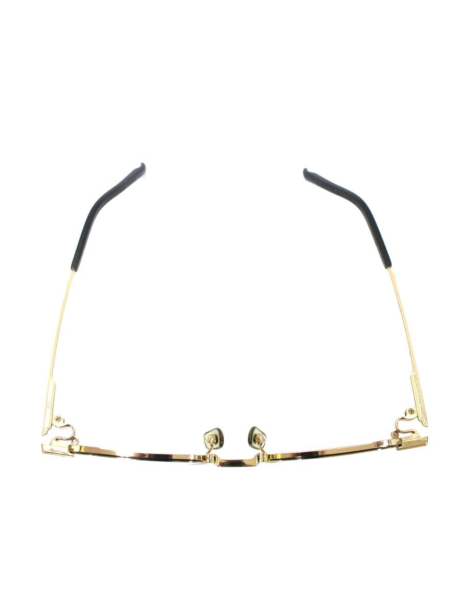 フォーナインズ S-981T メガネ ゴールド/ブラック メタルフレーム ボストン ITGZHRJ0IBO8