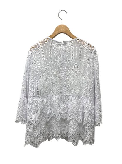 ダイアグラム 03212 41011-00 ブラウス 38 ホワイト レース 刺繍 IT8QGHI8RZPW