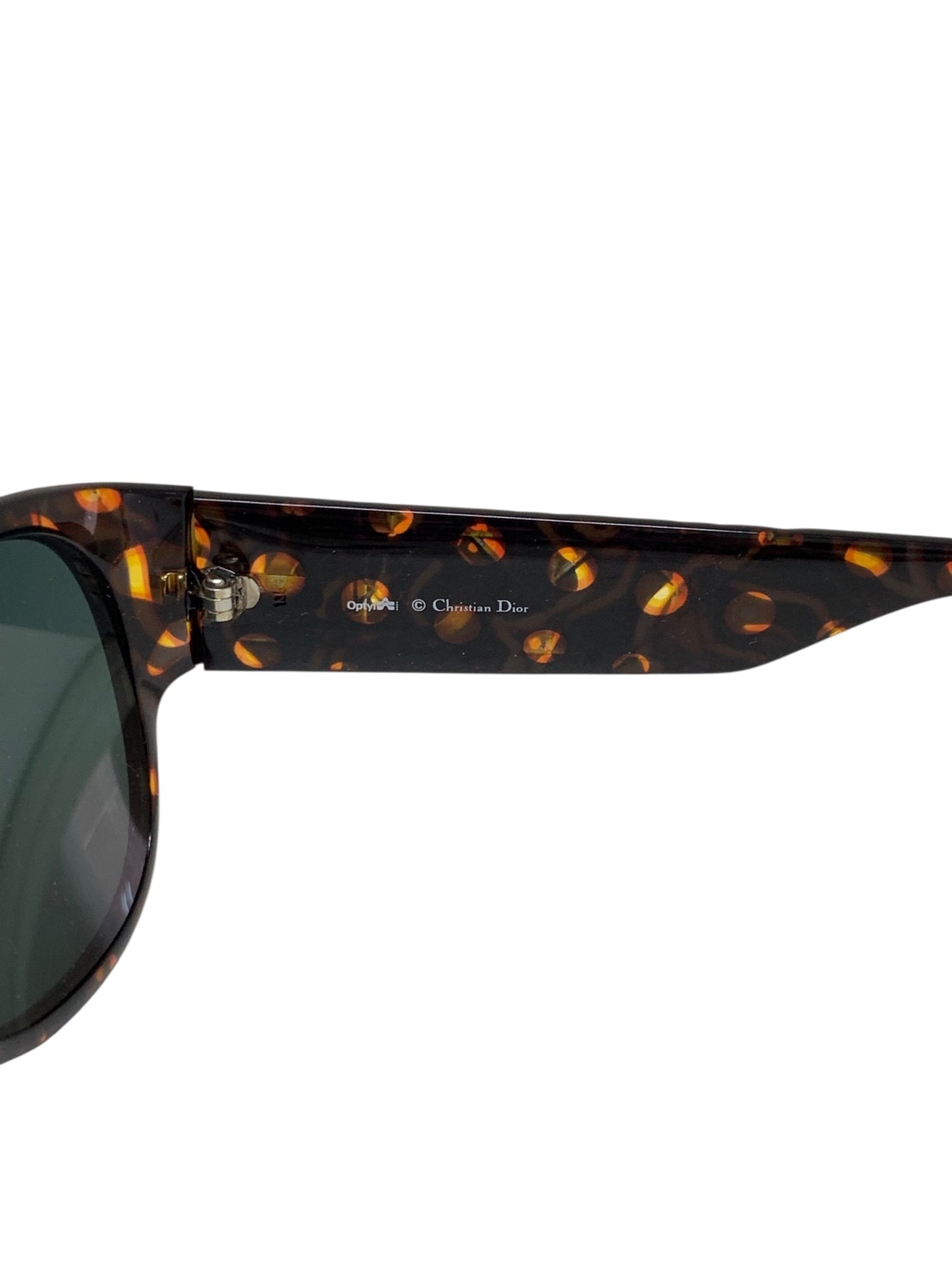 クリスチャンディオール CD2005A/S サングラス ブラウン CDロゴ セルフレーム フルリム ボストン IT66Q5OJ00UE