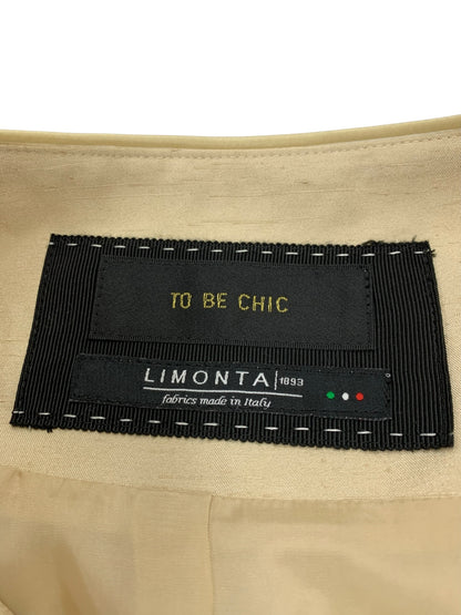トゥービーシック W5A80-119-40 コート 40 ベージュ LIMONTA リモンダ社製 ジャガード ITQ0SP7QNL11