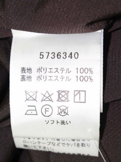 ルネ basic 5736340 ワンピース 34 ブラウン スエード フラワーモチーフ IT4A70CCSWN4 【SALE】