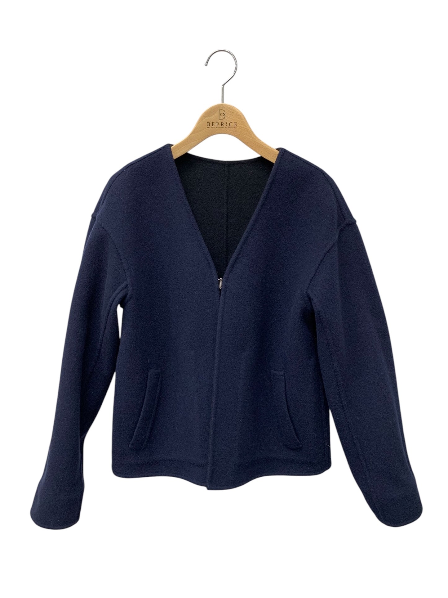 リズム 81106-104 コート 2 ブラック リバーシブル ノーカラー ITV4OZWFTR0Q 【SALE】