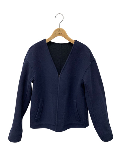 リズム 81106-104 コート 2 ブラック リバーシブル ノーカラー ITV4OZWFTR0Q 【SALE】