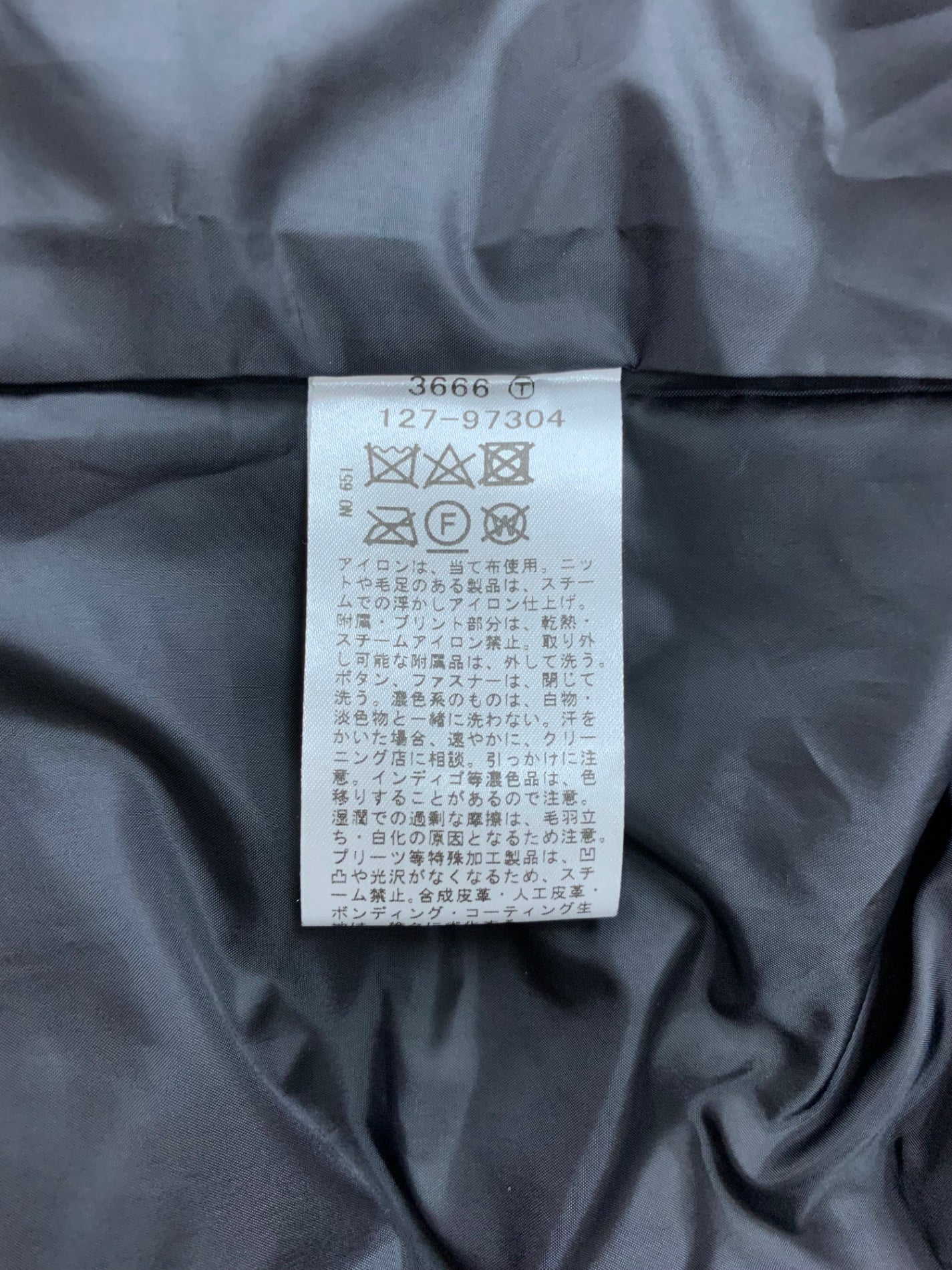 インディヴィ 127-97304 ダウンコート 36 ブラック ロング フォックスファー IT4DOWNFALZC