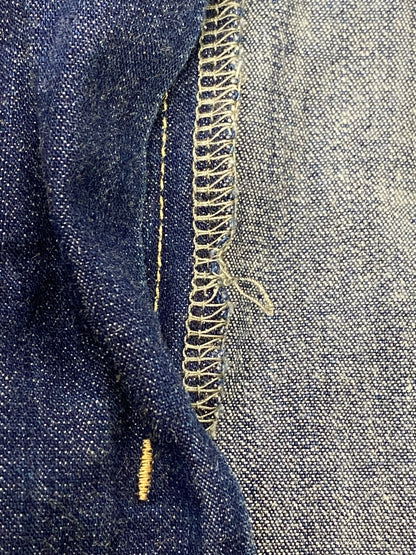 エムズグレイシー 516106 40 ブルー ロゴ刺繍 デニム ワイドパンツ ITHW9AZHIORK