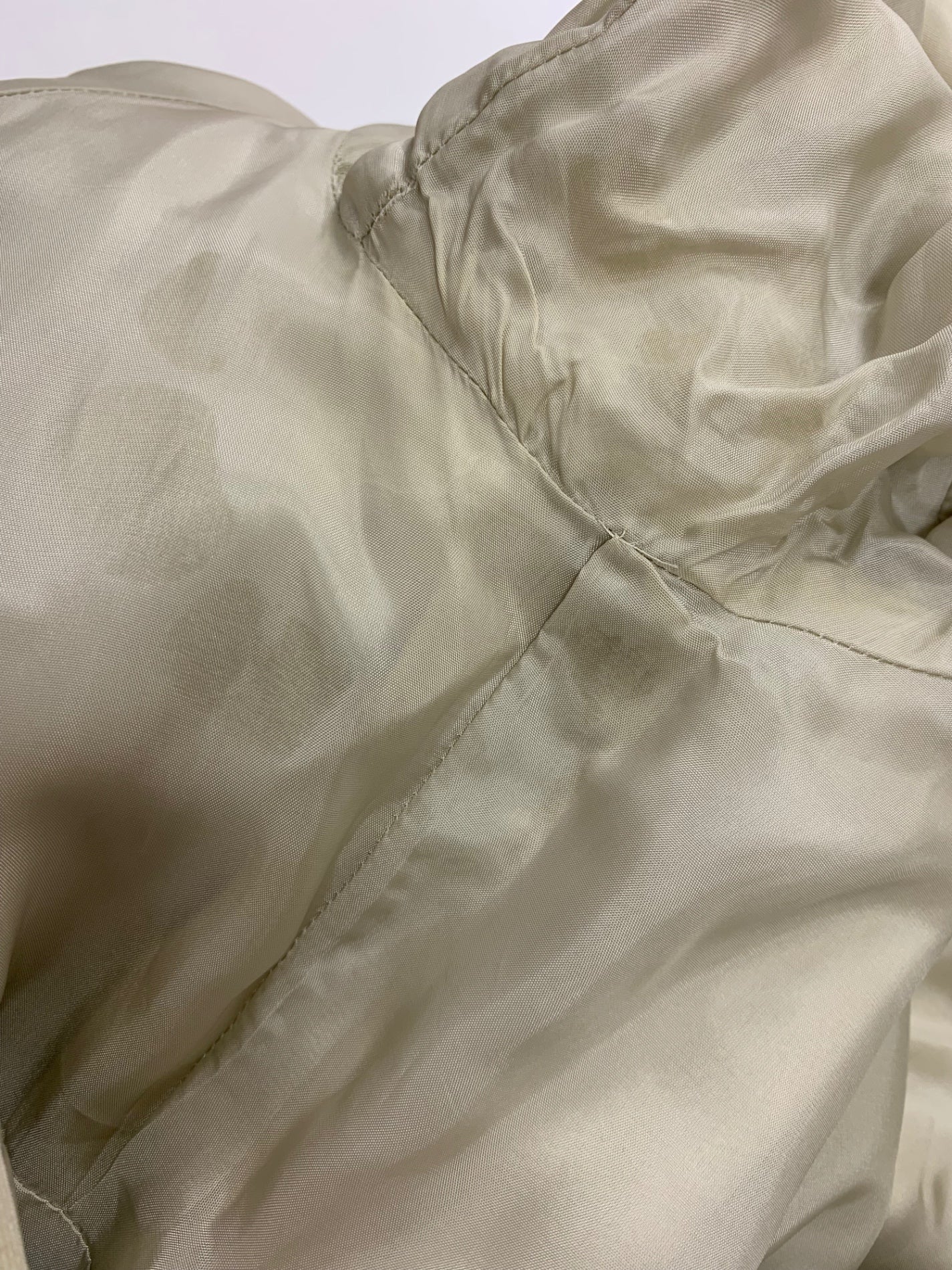 ルネ 6036170  ノーカラーコート 38 アイボリー TISSU コーデュロイ ITQAM9XISYVC