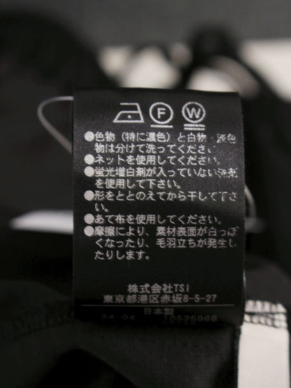 ルフィル 534-4130113 パンツ 0 ブラック ウエストギャザー ワイド ITTWRG1R83B4