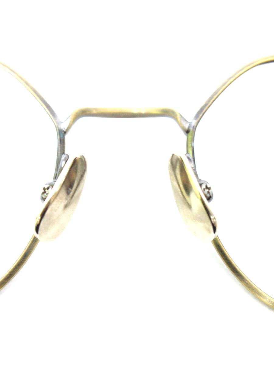 ステディ STD-96 メガネ ゴールド チタンフレーム フルリム クラウンパントシェイプ ITO8DQXY412Y