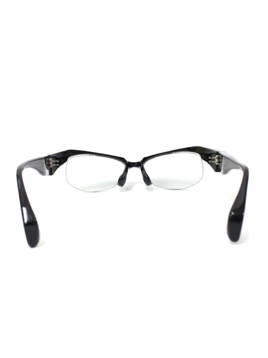 ファクトリー900 FA-208 メガネ ブラック ハーフリム セルフレーム ITI6TBNM75YA