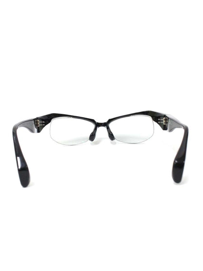 ファクトリー900 FA-208 メガネ ブラック ハーフリム セルフレーム ITI6TBNM75YA