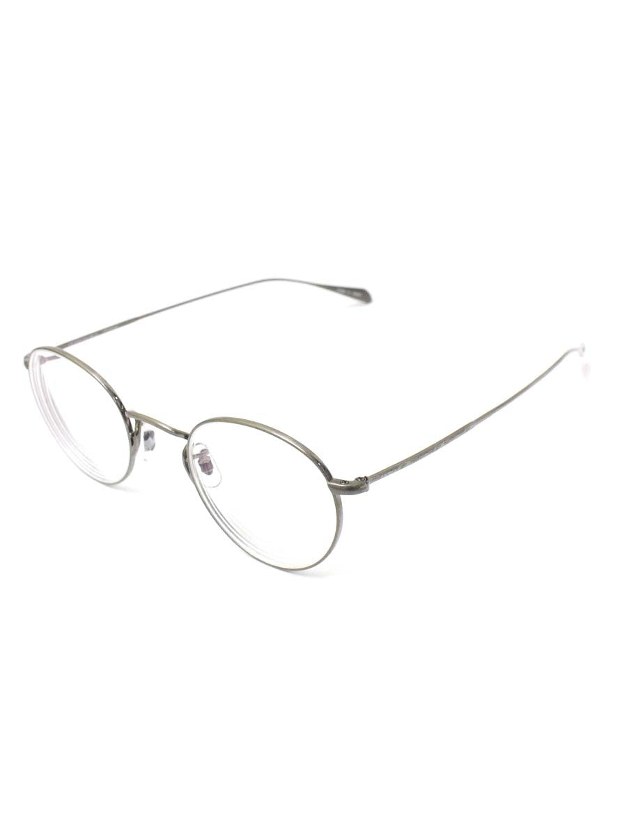 オリバーピープルズ Gallaway メガネ シルバー メタルフレーム フルリム ボストン ITJNRHAQVG16