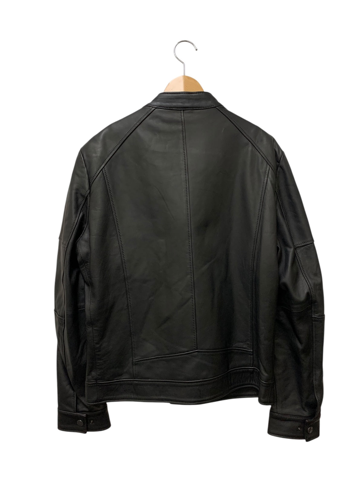 オットバイユークス 038UCT02PE01999 ライダースジャケット L ブラック 羊革レザー ITRDPS1G2RZS
