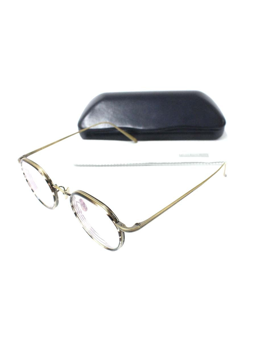 掌（タナゴコロ） POKER FACE別注モデル PTG-15 BR メガネ ブラウン コンビフレーム フルリム ボストン IT8QWPP8K9QK