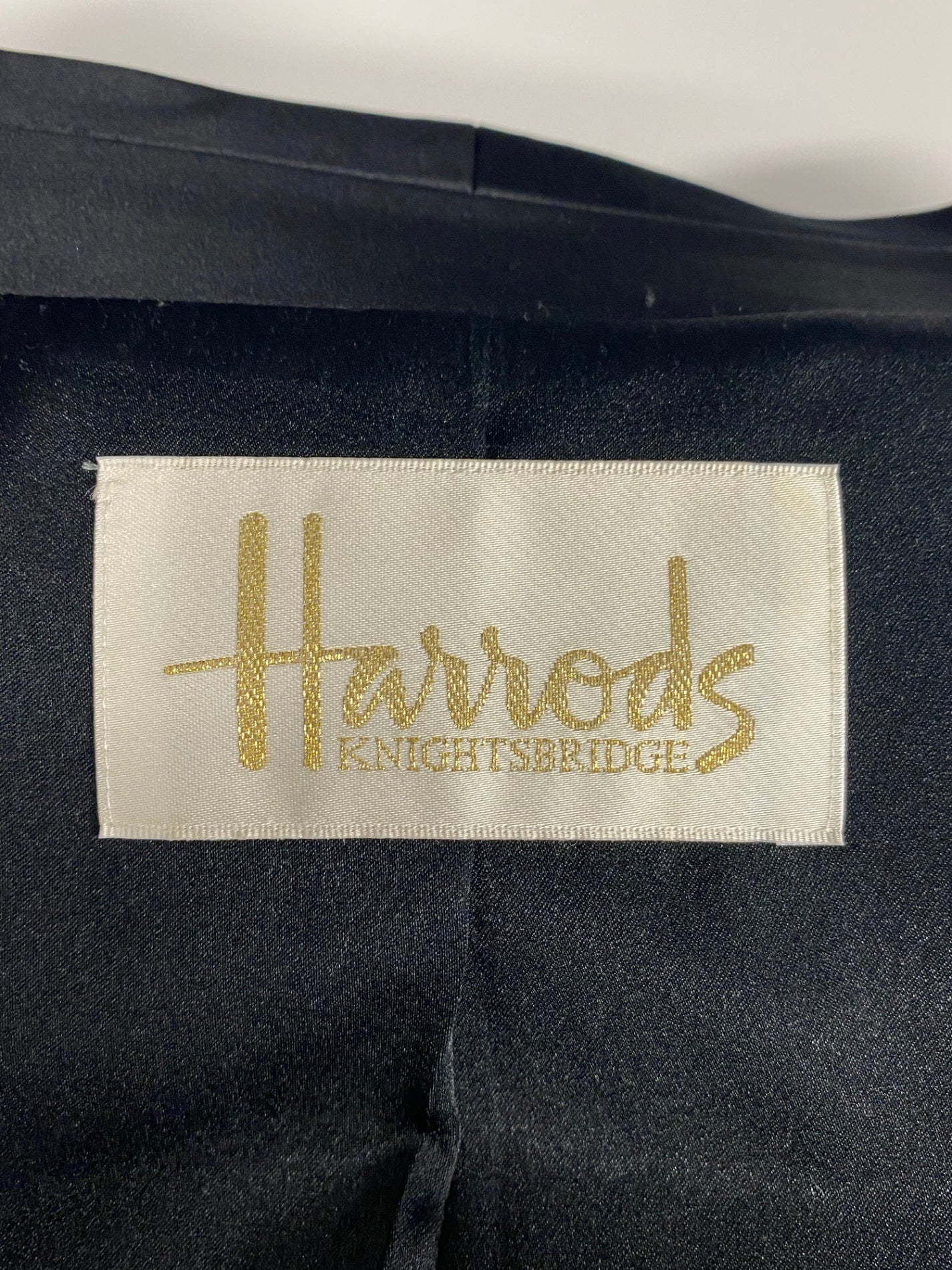 ハロッズ 10050035 ジャケット ブラック シルク 3B ITUV3T0TL20M