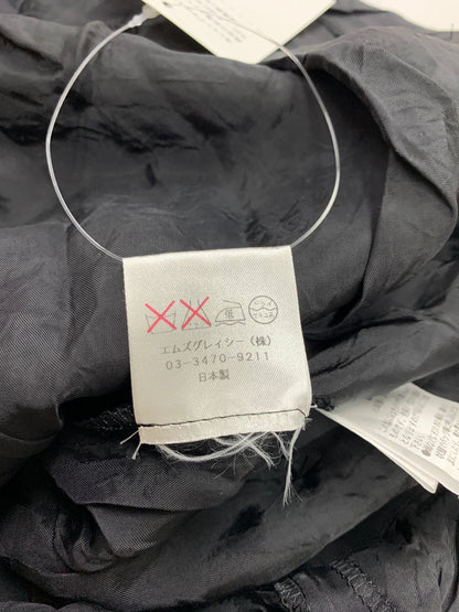 エムズグレイシー 821387 ワンピース 40 ブラック 花 リボン ITHAU5CXE47O