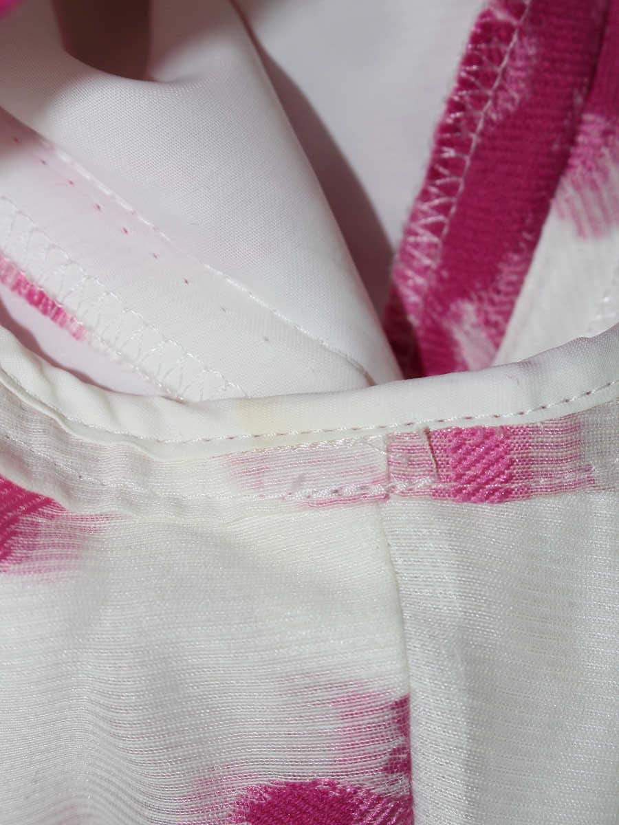 エムズグレイシー Jacquard Pink Dress 911332 ワンピース 40 ホワイト 花柄 ITUVJFHJED4Y