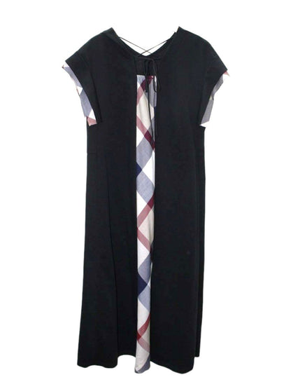 ブルーレーベルクレストブリッジ コンパクトクリアーポンチAラインワンピース 55J62-776-09 ワンピース 36 ブラック ITUNCD7UV2ZG