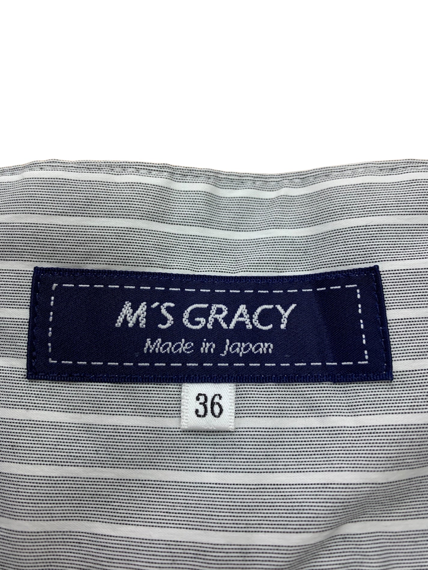 エムズグレイシー 217320 スカート 36 グレー タックフレア ITMK8P5AL0MI 【SALE】