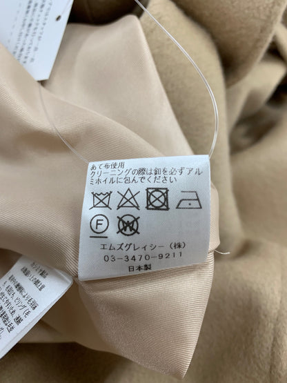 エムズグレイシー ビックカラーエレガント 319620 コート 38 キャメル ウール混 ITV14OYZ8BV4