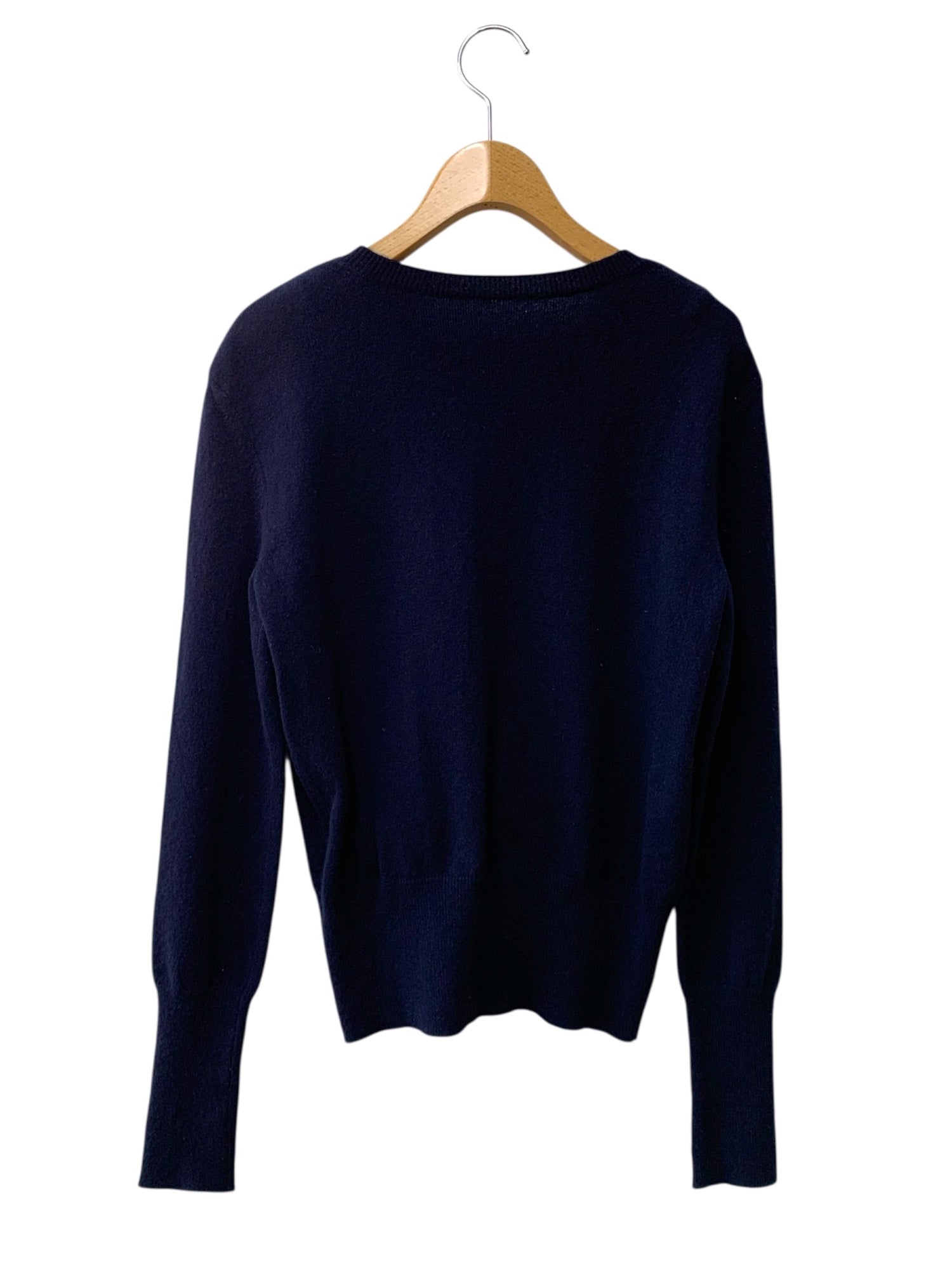 フォクシー2022年カシミヤニット　美品38 ネイビー FOXEY ネイビー カシミヤニット 38 【公式通販】