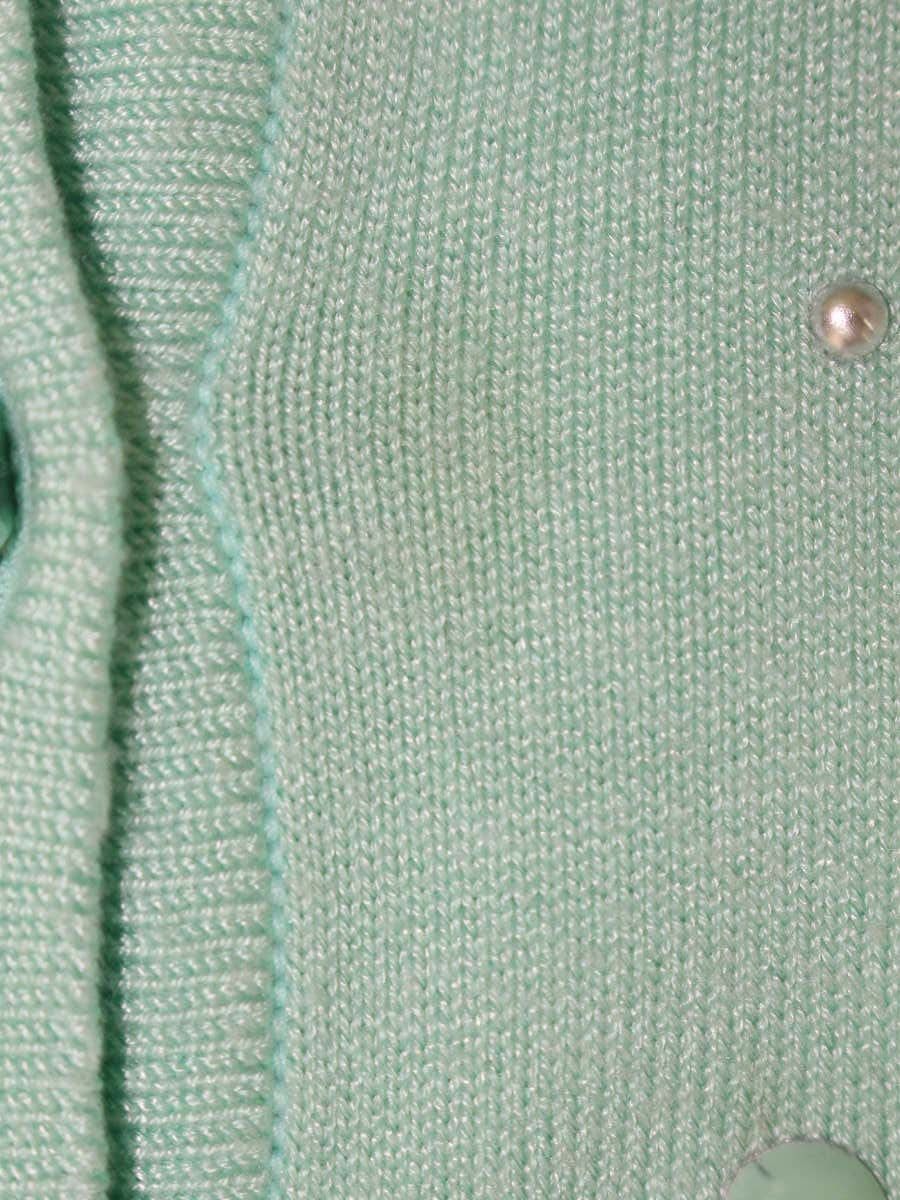 ルネ 6212400 カーディガン 36 グリーン フラワーモチーフ ITSPKKDUBW44