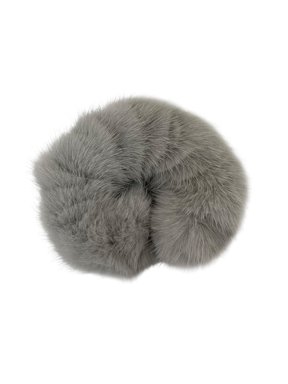 フォクシーブティック シュシュ グレー ヘアアクセサリー ミンクファー ノベルティ ITRUIT7FFWTC