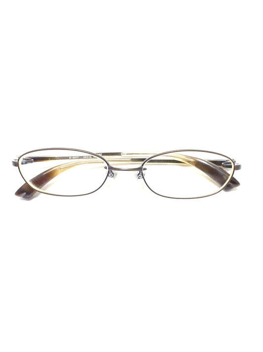 フォーナインズ S-251T メガネ アンティークゴールド/ブラウン エルトンジョンモデル コンビフレーム フルリム オーバル IT26S4YZBSRA