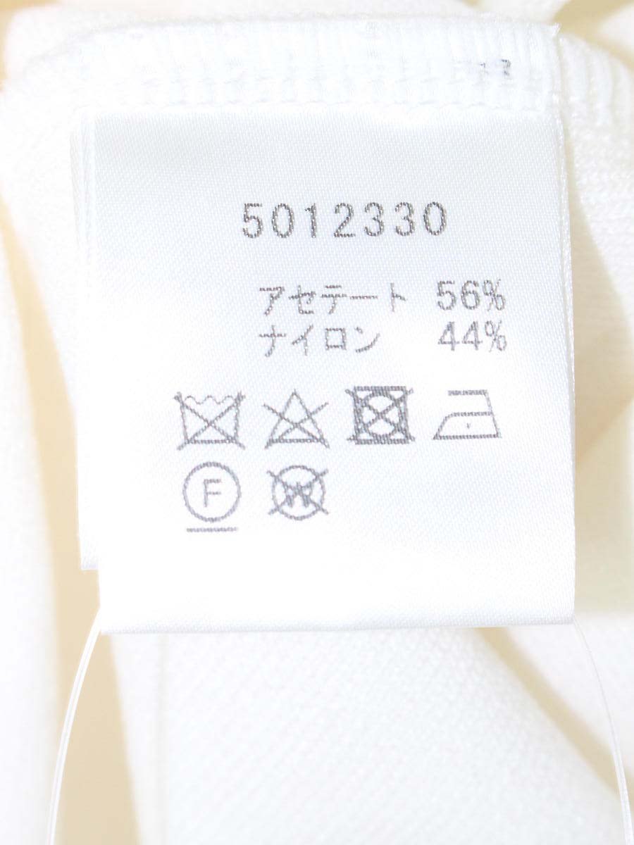 ルネ 5012330 ニット 34 ホワイト ハート ロゴ ワッペン ITXOJ392S1DC