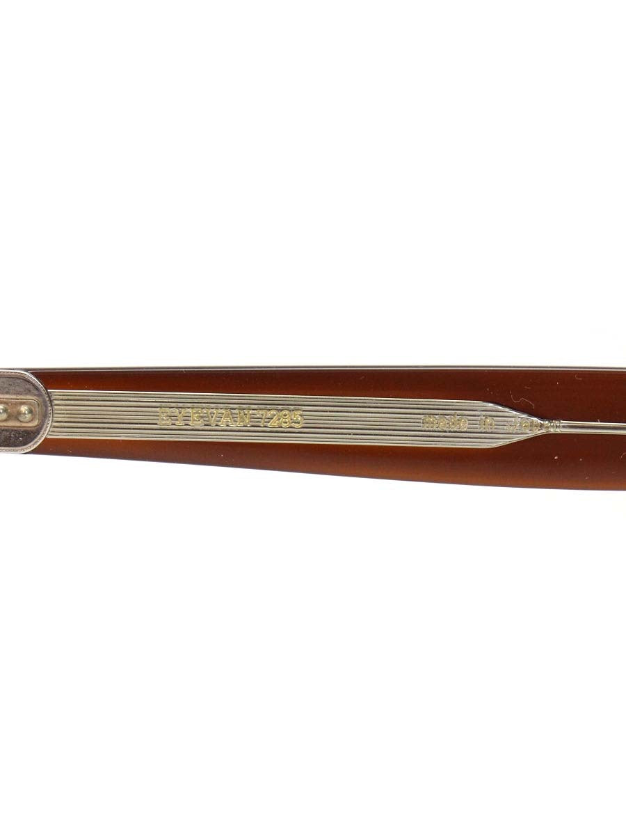 アイヴァン7285 351 C.353 メガネ BEER BROWN/BECR セルフレーム フルリム スクエアシェイプ ITCDVC5MCBX8
