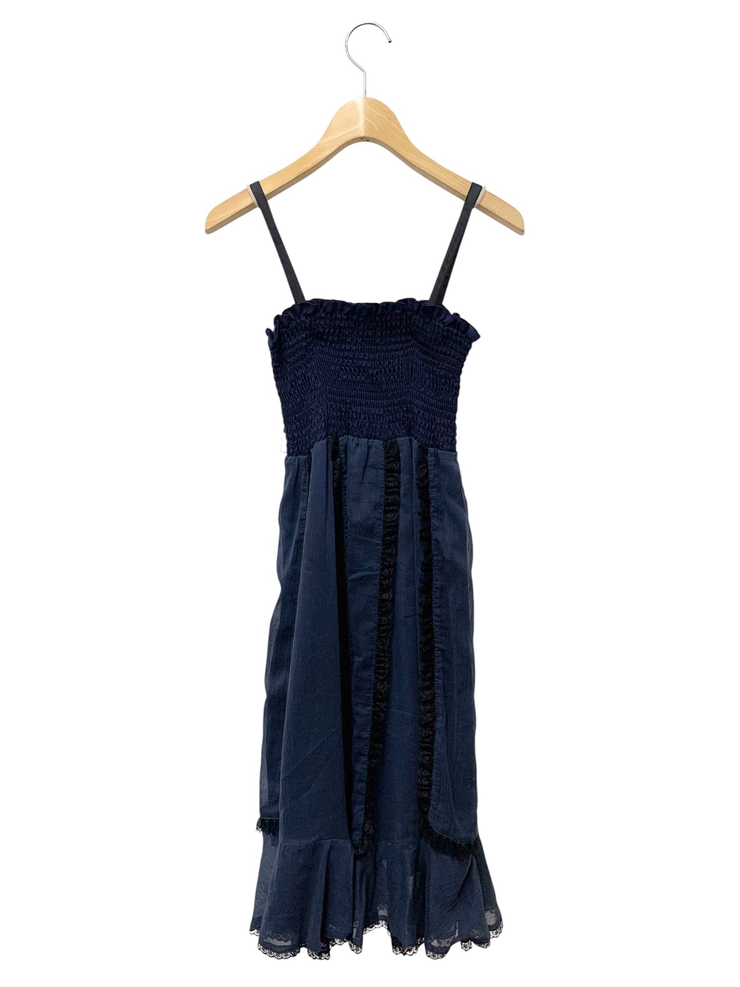 グレースコンチネンタル 06113431-3 ワンピース ドレス 36 ネイビー IT2MRURRUSUG